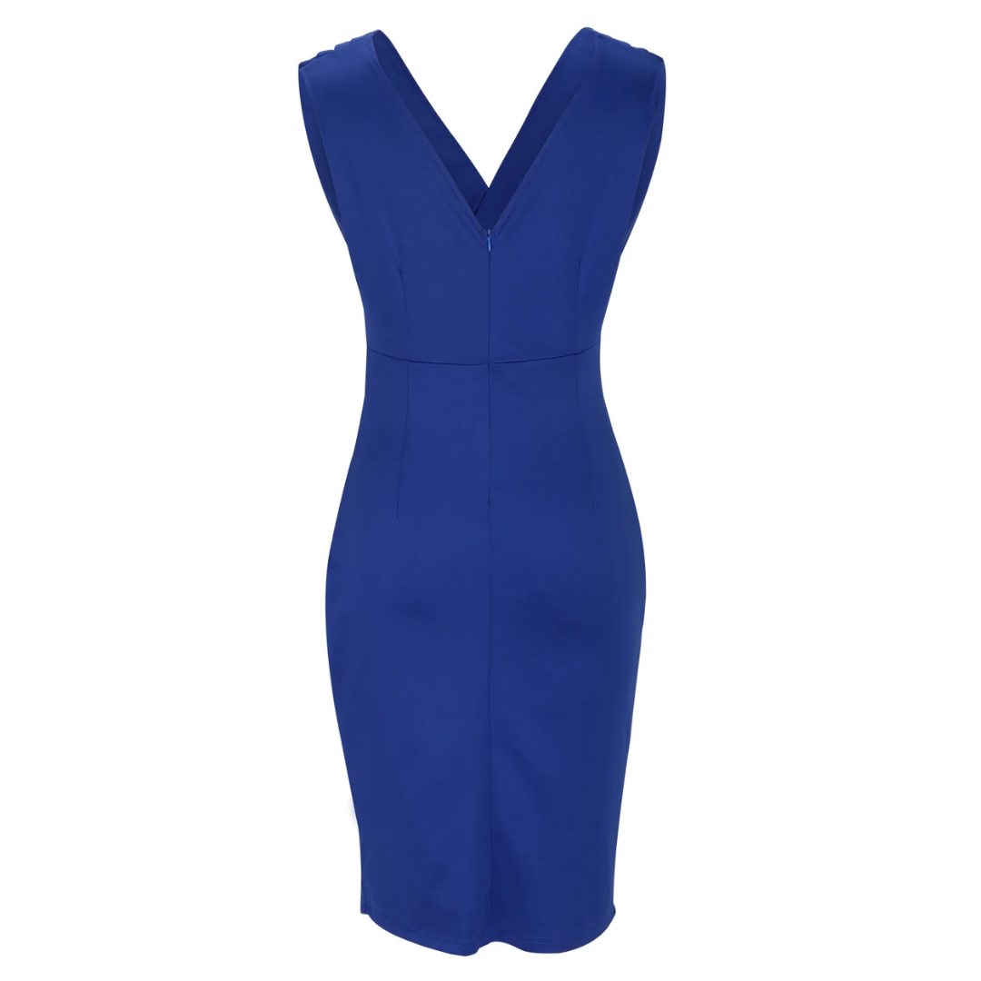 Bequemes und zugleich elegantes Damenkleid, ideal als Sommer-Cocktailkleid.