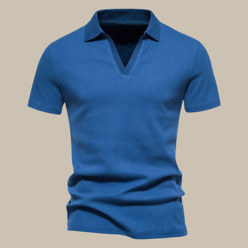 Stilvolles Herren Kurzarm Polo in hoher Qualität, perfekt für Freizeit & Büro. Modischer Look.