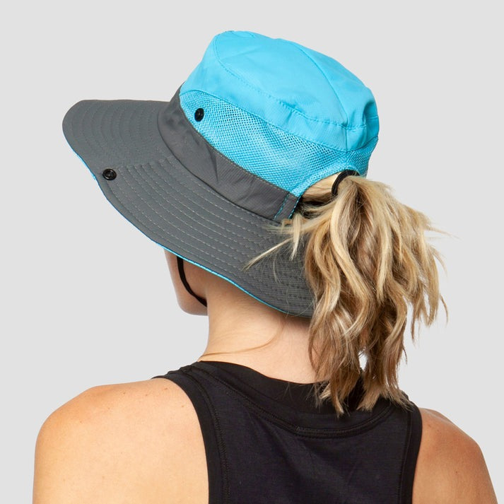 Stylischer faltbarer Damenhut mit UV-Schutz für Reisen und sonnige Tage.