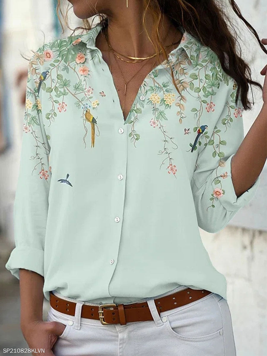 Elegante Damenbluse für Frühling & Sommer, vielseitig kombinierbar als Business oder Freizeit Oberteil.