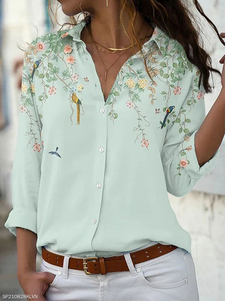 Elegante Damenbluse für Frühling & Sommer, vielseitig kombinierbar als Business oder Freizeit Oberteil.
