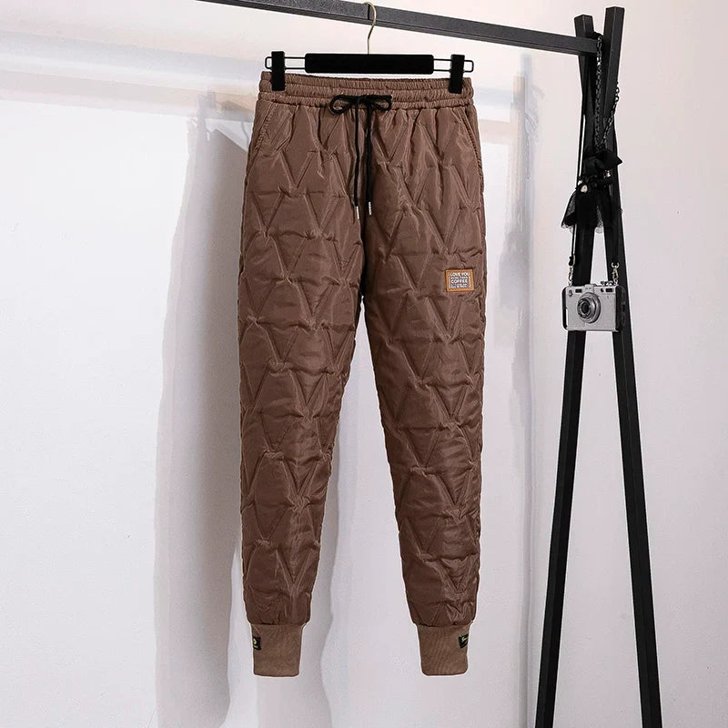 Damen Winterhose Übergröße, warm & bequem, schwarz. Perfekt für kalte Tage.