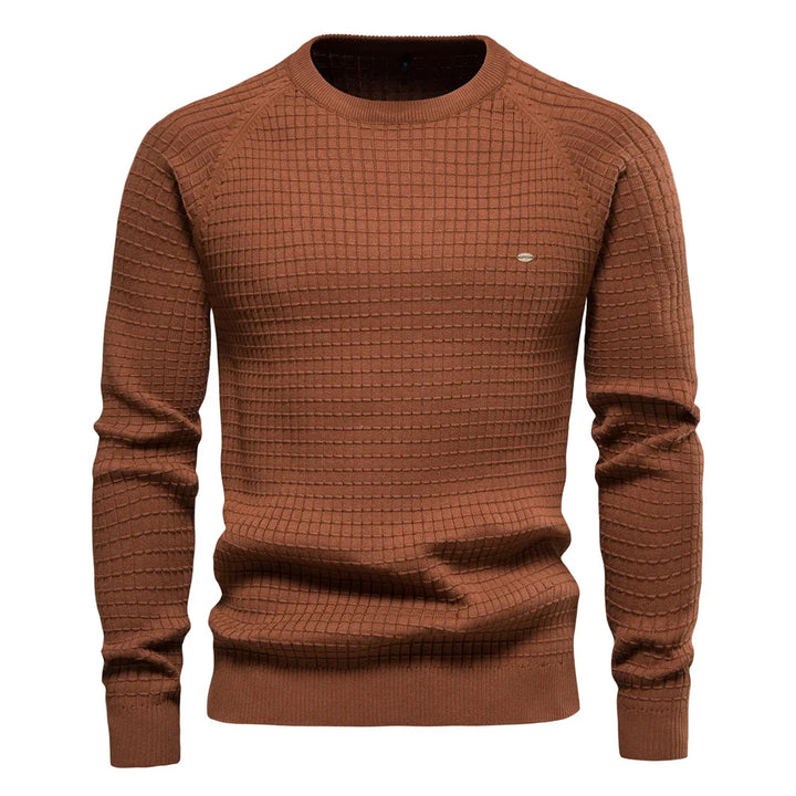 Vielseitiger Herren Pullover für Casual- & Freizeitlooks. Moderner Crewneck für Herbst-Wintermode.