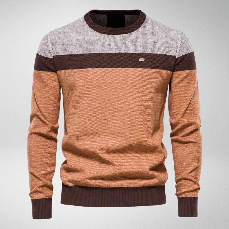 Bequemer Herrenpullover für Herbst & Winter in klassischem Stil. Warmes, lässiges Oberteil für Männer.