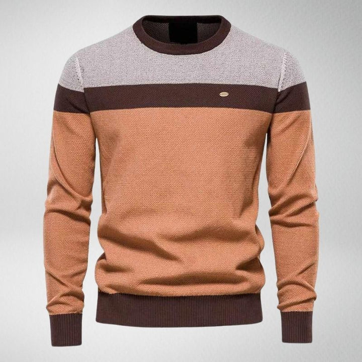 Bequemer Herrenpullover für Herbst & Winter in klassischem Stil. Warmes, lässiges Oberteil für Männer.