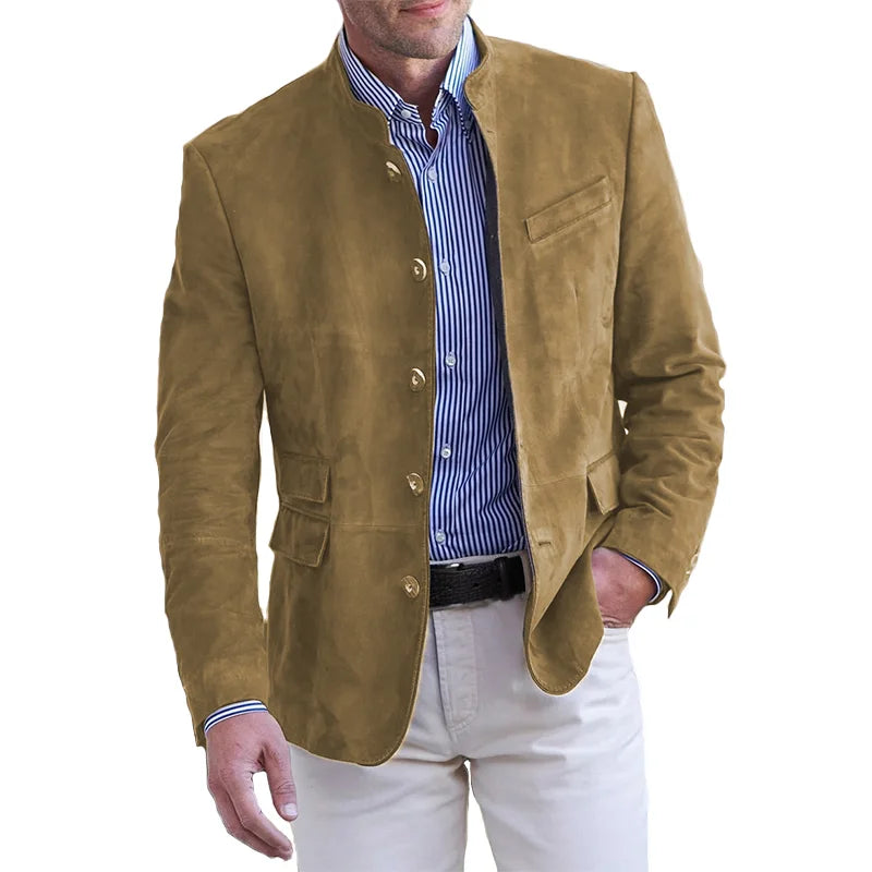 Klassischer Herren Herbstmantel für Eleganz & Komfort, ideal für Business Casual und Alltag.