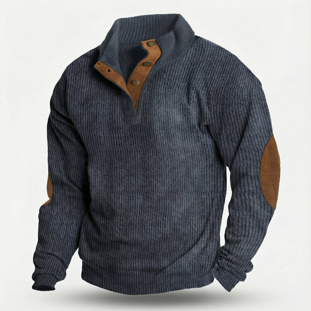 Vielseitiger Herren Freizeitpullover, ideal als Schichtpullover für Outdoor-Aktivitäten.