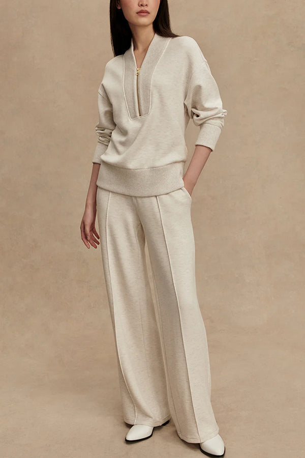 Komfortabler Damen Freizeitanzug: weiches Loungewear Set für Damen, ideal als Jogginganzug & Alltagsoutfit.