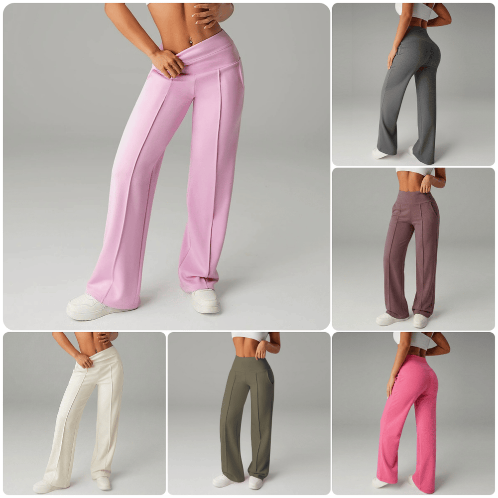Komfortable Damenhose mit geradem Bein, stilvoll & vielseitig. Perfekt für den Alltag.
