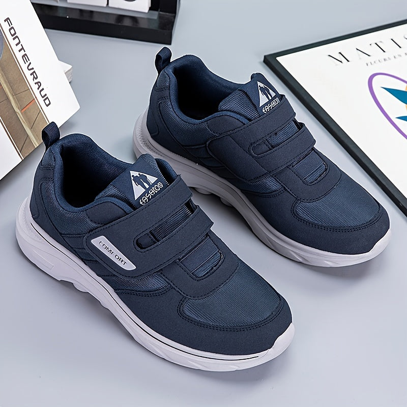 Dämpfende EasyStride Laufschuhe mit Klettverschluss, bequeme Unisex Schuhe für hohen Tragekomfort im Alltag.