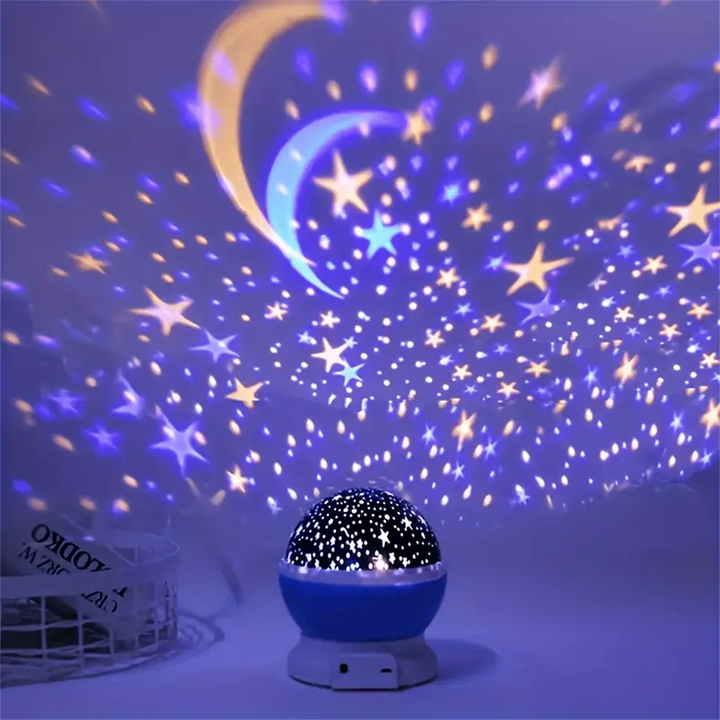 Süße Kinderlampe Sternenprojektor, perfektes Nachtlicht und Geschenkidee für Jungen und Mädchen.