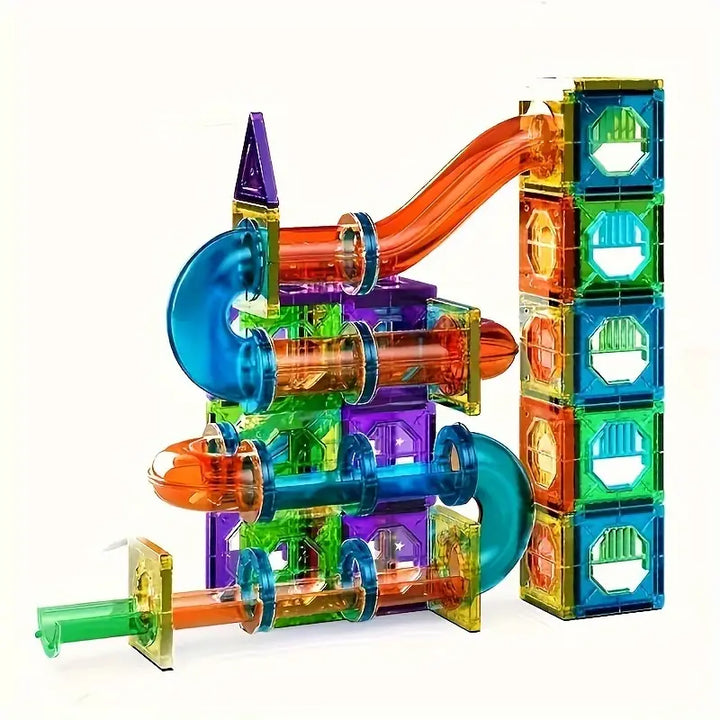 Magnetisches LED-Bauset für Kinder, leuchtende Konstruktionen fördert Kreativität und Feinmotorik.