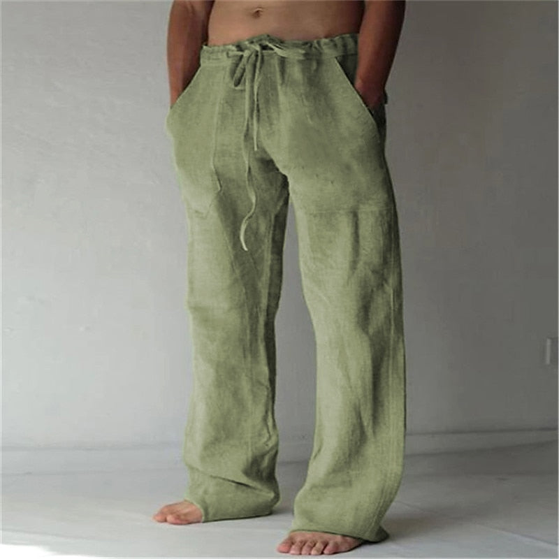 Bequeme Herren Sommerhose Elias, weiter Schnitt, perfekt für Strand, Reisen & heiße Tage.