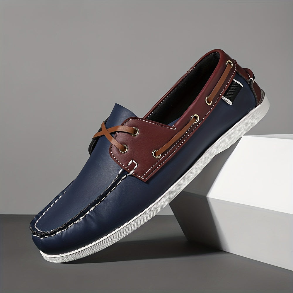 Lässige Herren Bootsschuhe. Komfortable Slipper, ideal für entspannten Sommer-Look & Freizeit.