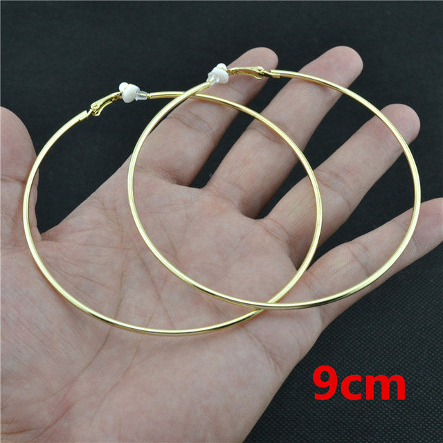 Komfortable Roségold Ohrclips, Piercing-frei, ideal für stilbewusste Damen.