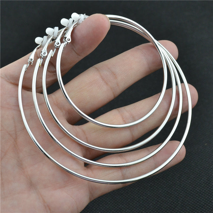 Roségoldene Clip Ohrringe, Piercing-frei, Damen Schmuck, ideal als Geschenk oder für sich selbst.