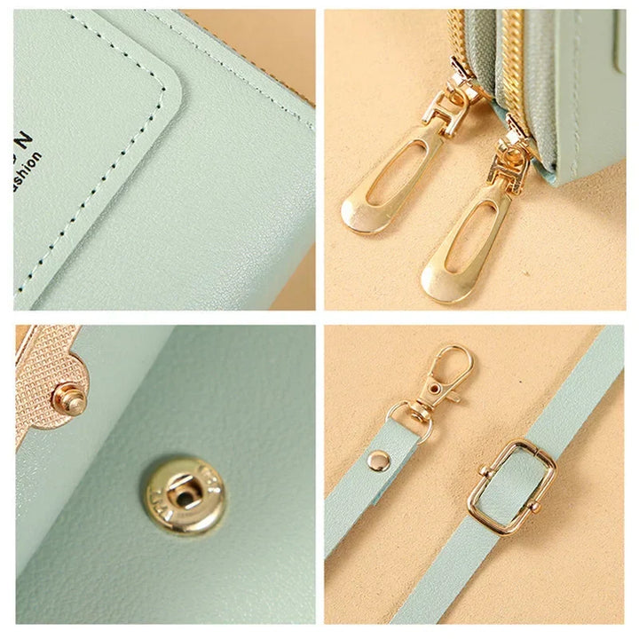 Stilvolle Alltagstasche für Damen, Crossbody Handytasche mit Geldbörsenfunktion, elegant & kompakt.