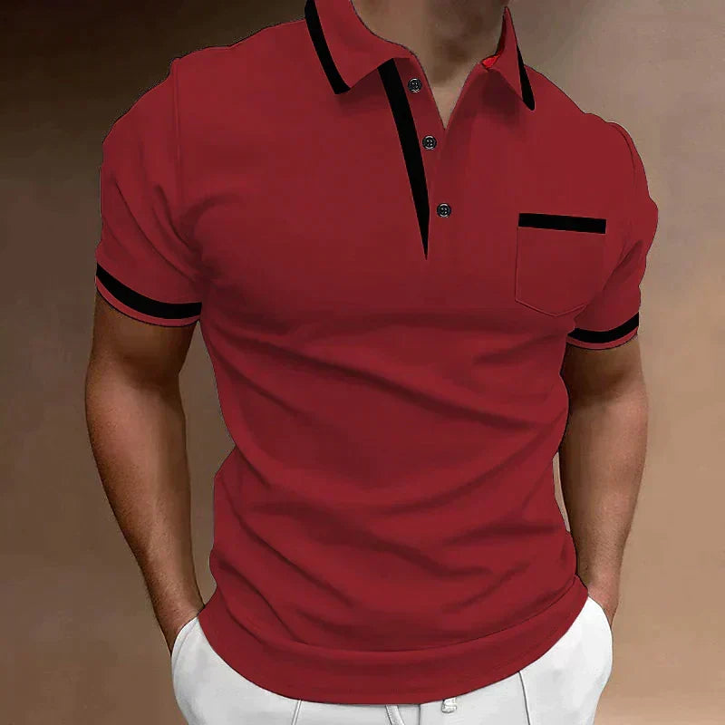 Smartes Business Poloshirt für Herren, perfekt für Büro Outfit & elegante Auftritte.