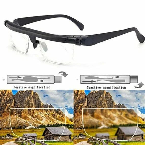 Kristallklare Sicht mit der unisex verstellbaren Brille: Eine innovative Lösung für Nah- und Fernsicht.