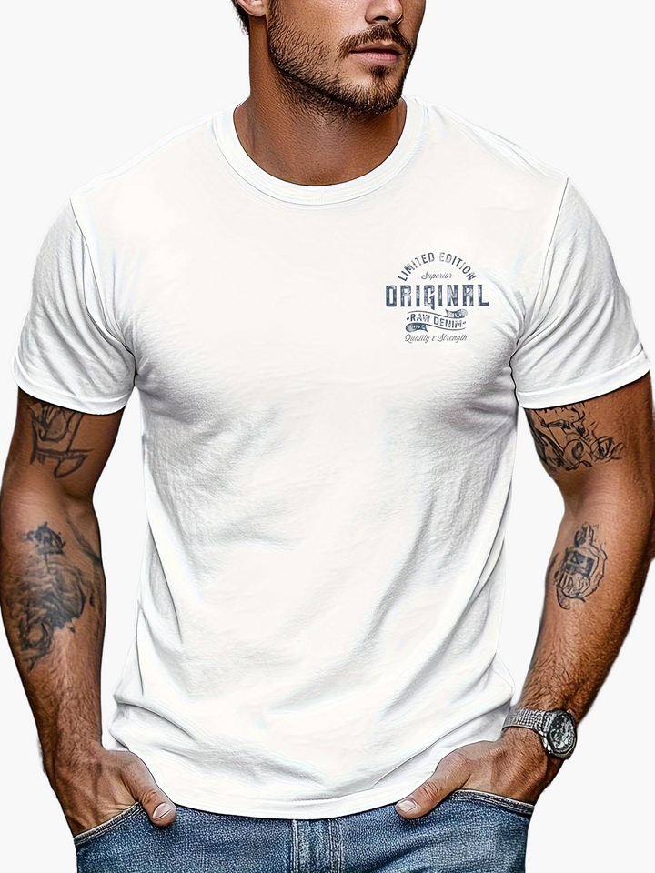 Exklusives Herren Statement-Shirt mit Vintage-Design, Streetwear-Kollektion.