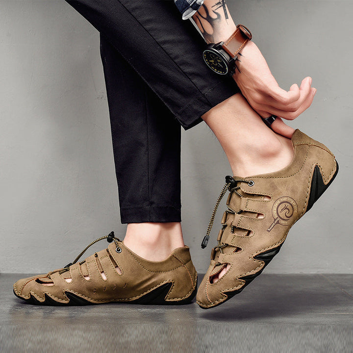 Leichte, bequeme Herren Sommer Sandalen, ideal für Freizeit, Strand und Outdoor-Aktivitäten; rutschfeste Sohle.