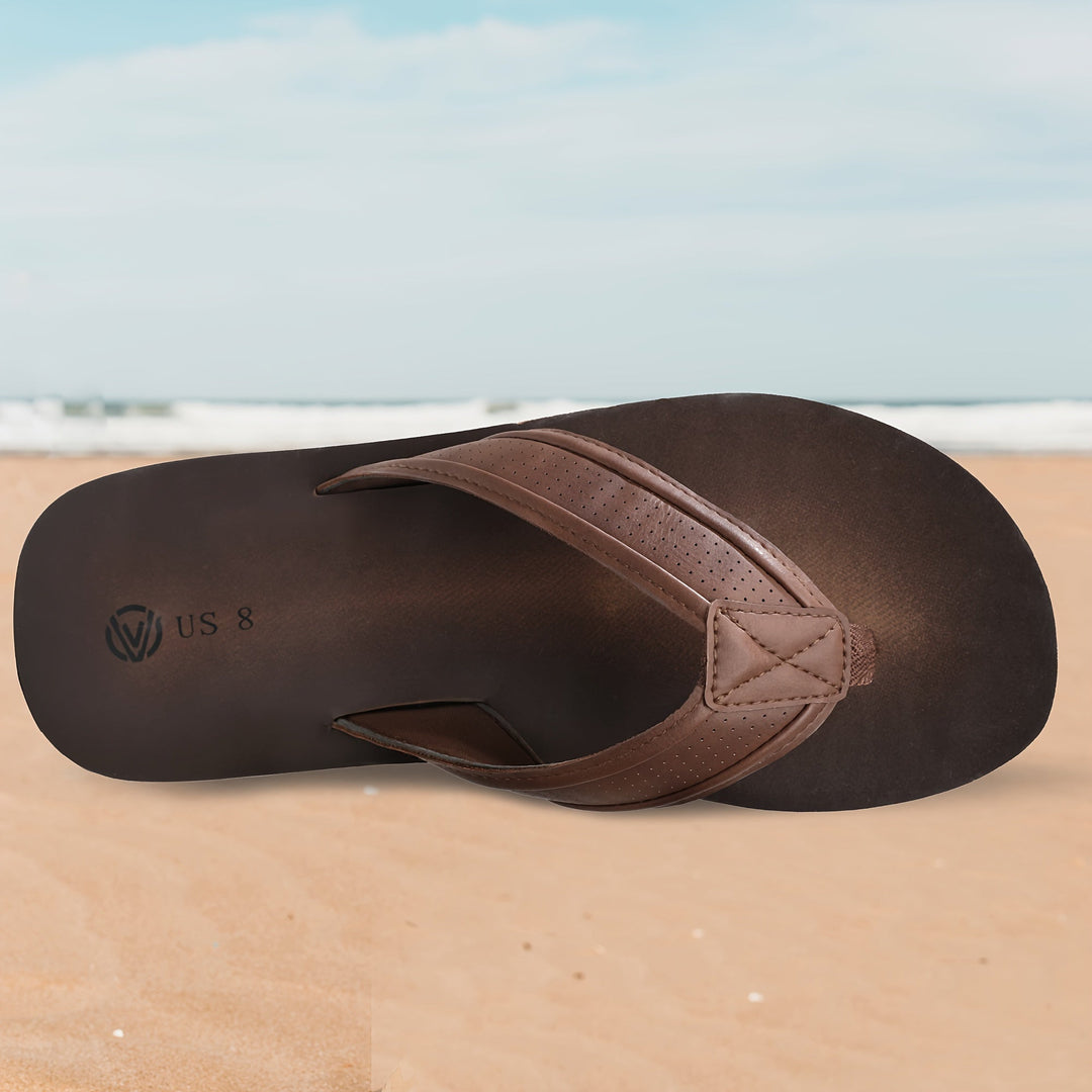 Langlebige Herren Zehentrenner Sandalen. Hochwertige Freizeitschuhe mit Komfort für den Sommerurlaub.