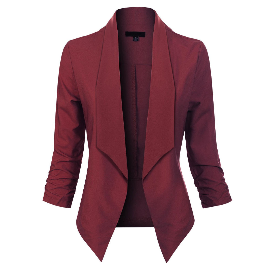 Eleganter offener Damen-Blazer mit Langarm, modern für Business & Freizeit.