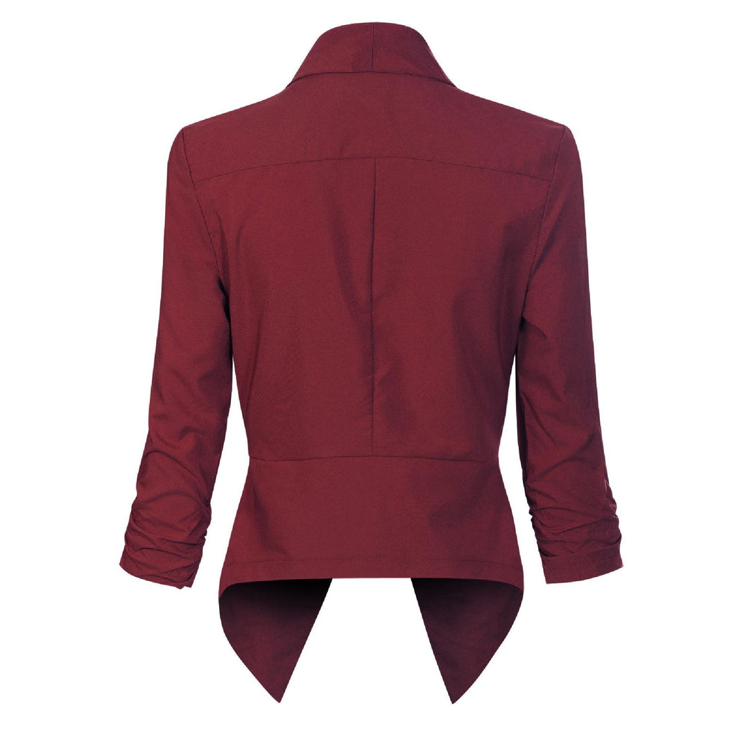 Vielseitiger Damen-Langarm-Blazer, offen, ideal für Business, Casual & festliche Anlässe.