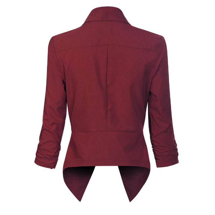 Vielseitiger Damen-Langarm-Blazer, offen, ideal für Business, Casual & festliche Anlässe.
