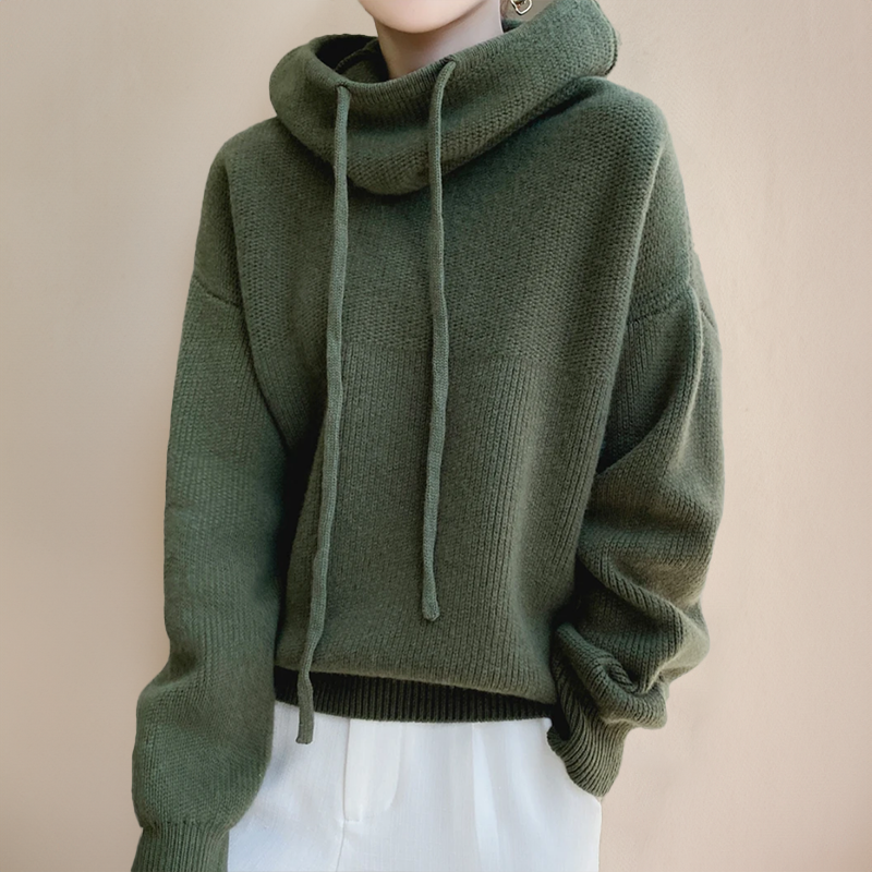 Eleganter Damen Rollkragenpullover in dezentem Farbton. Perfekt für Büro und Freizeit, warm und stilvoll.