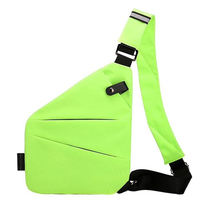 Funktionale Anti-Diebstahl Crossbody Tasche für Frauen, mit versteckten Fächern für mehr Schutz.
