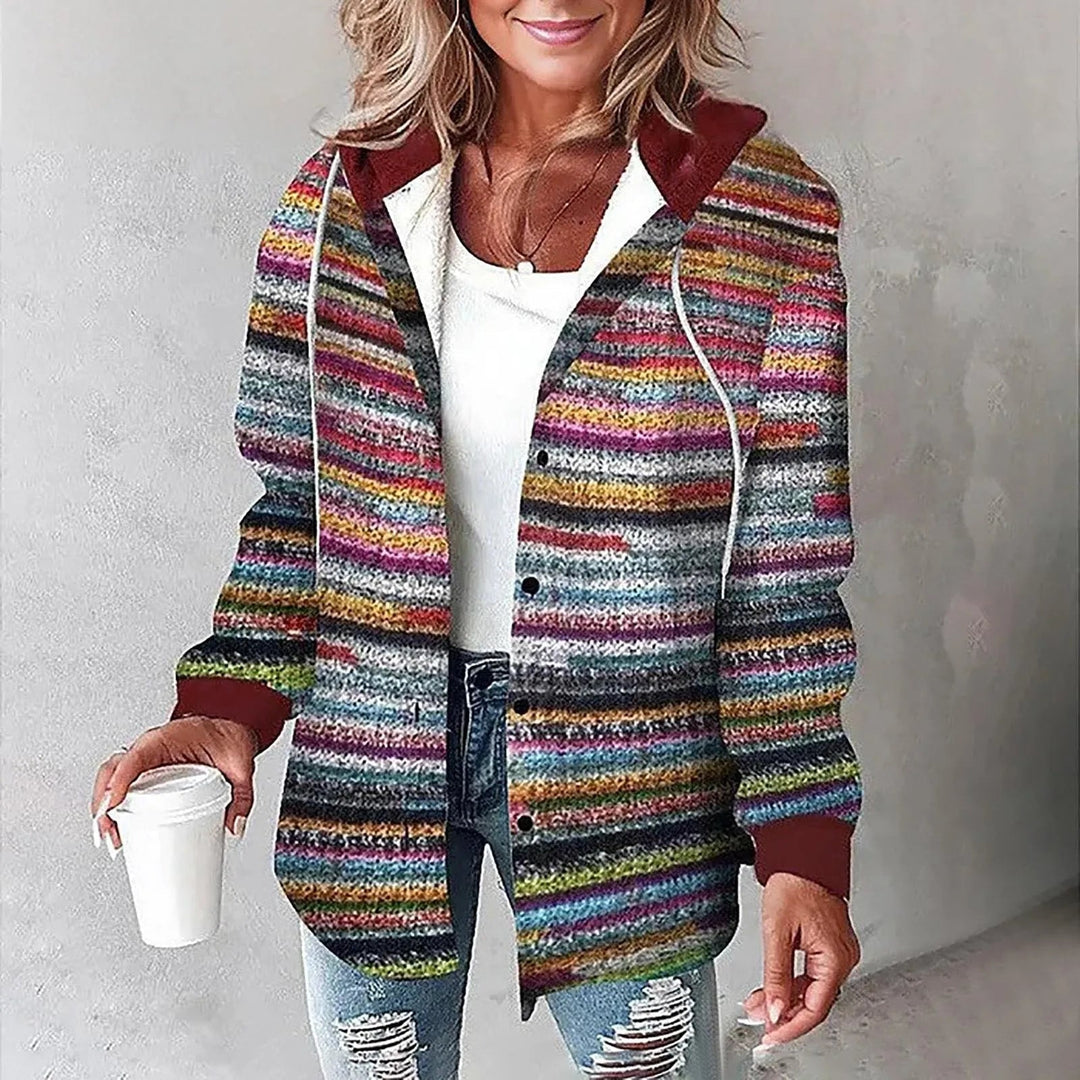 Elegante Damen Übergangsjacke, warm und modisch, perfekt für jede Herbstgarderobe.