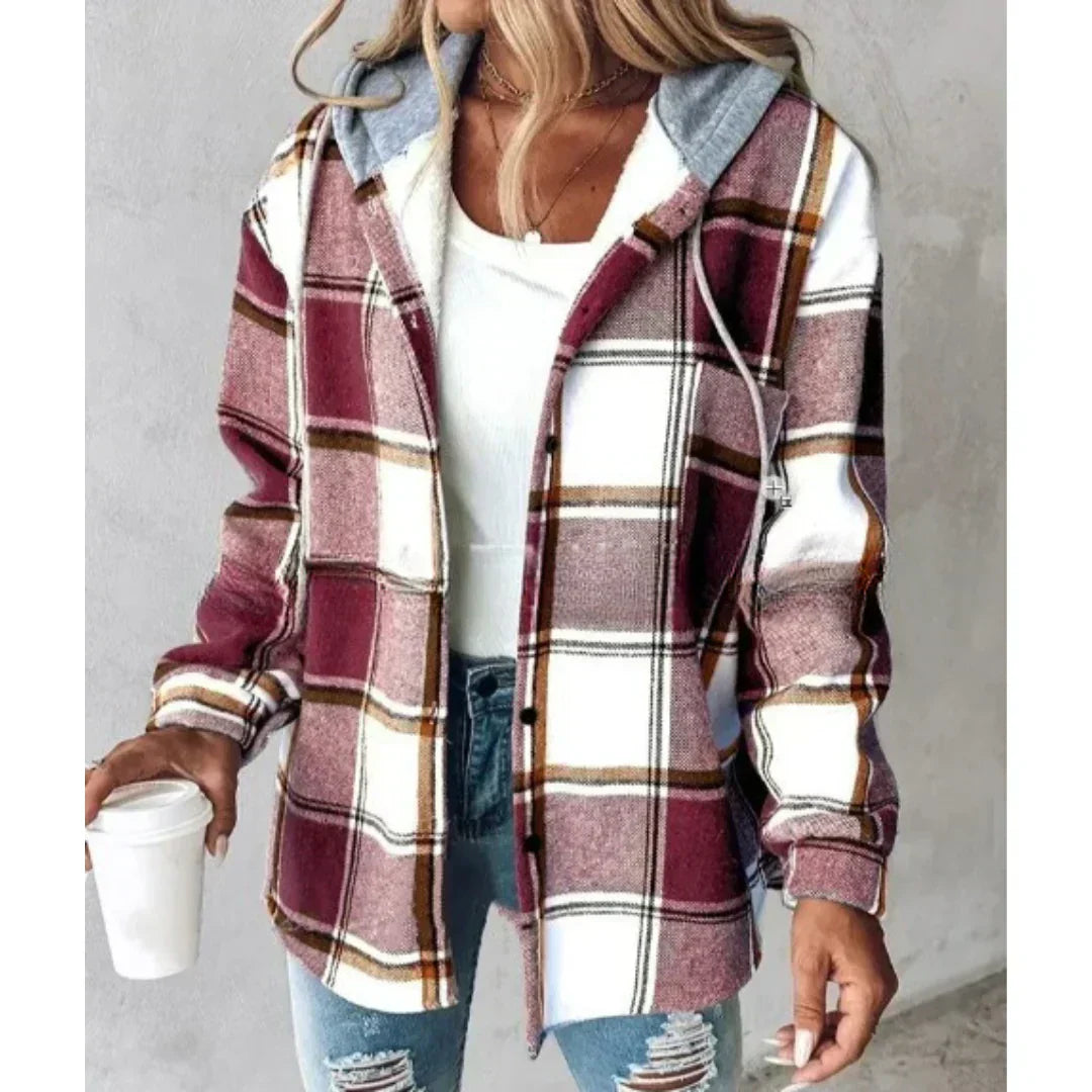 Stilvolle Übergangsjacke für Damen, elegant und warm, optimal für Herbstmode.