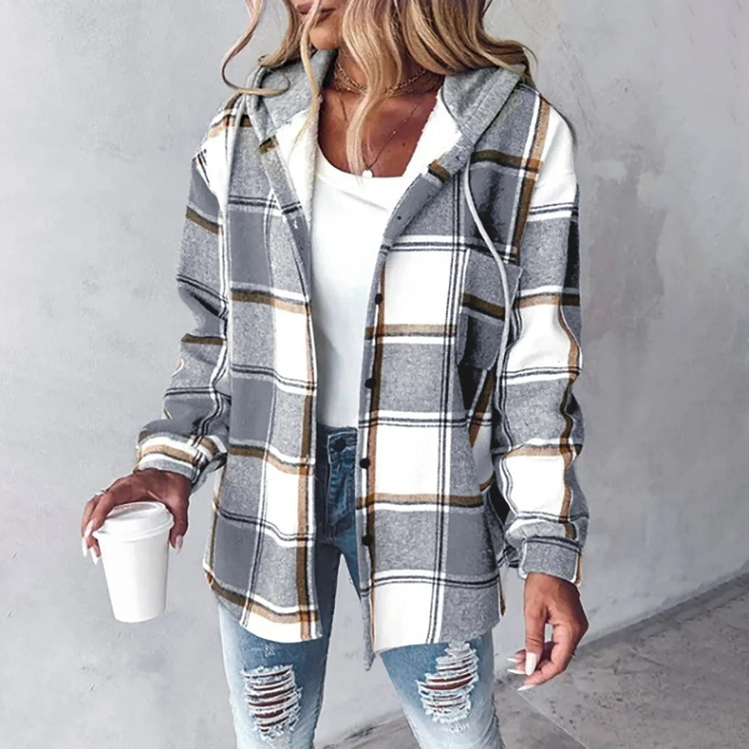 Stilvolle Damen Jacke für den Herbst, warmhaltend und komfortabel, Outdoor geeignet.