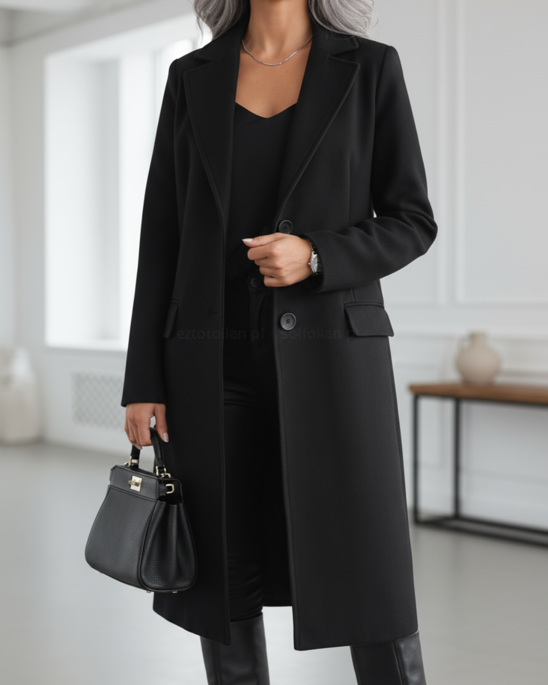 Hochwertige Damen Longline Jacke für Herbstmode. Stilvolle Frauenkleidung, elegant & bequem.
