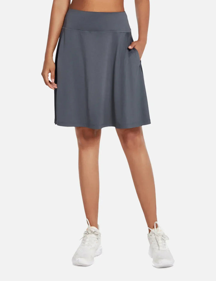Stilvoller Damen Sommerrock (Skort) mit Falten, hohem Bund, UPF50+ & diskreten Taschen.