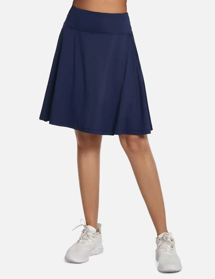 Damen Freizeit Skort UPF50+, hoher Bund, Falten & geräumige Taschen für alle wichtigen Dinge.