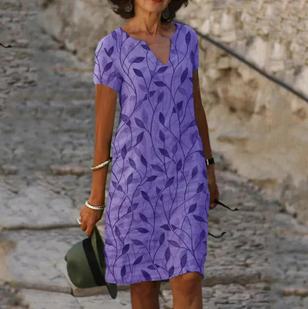 Vielseitiges Damen Alltagskleid, leicht & atmungsaktiv. Bequemes Sommerkleid für warme Tage.