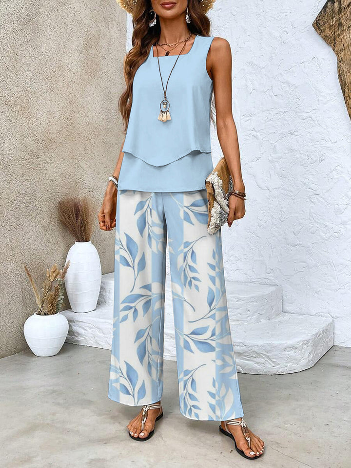 Damen Tweed Set, zweiteilig, für Sommer, stilvoll & komfortabel. Perfektes Sommer-Outfit.