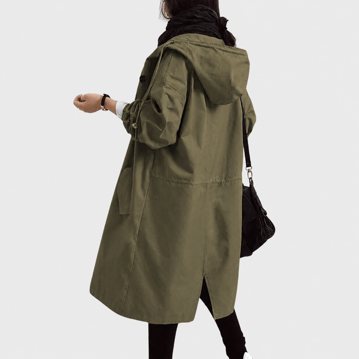 Pflegeleichte, wasserdichte Damen-Jacke, stilvoll und warm für den Herbst, vielseitig einsetzbar.