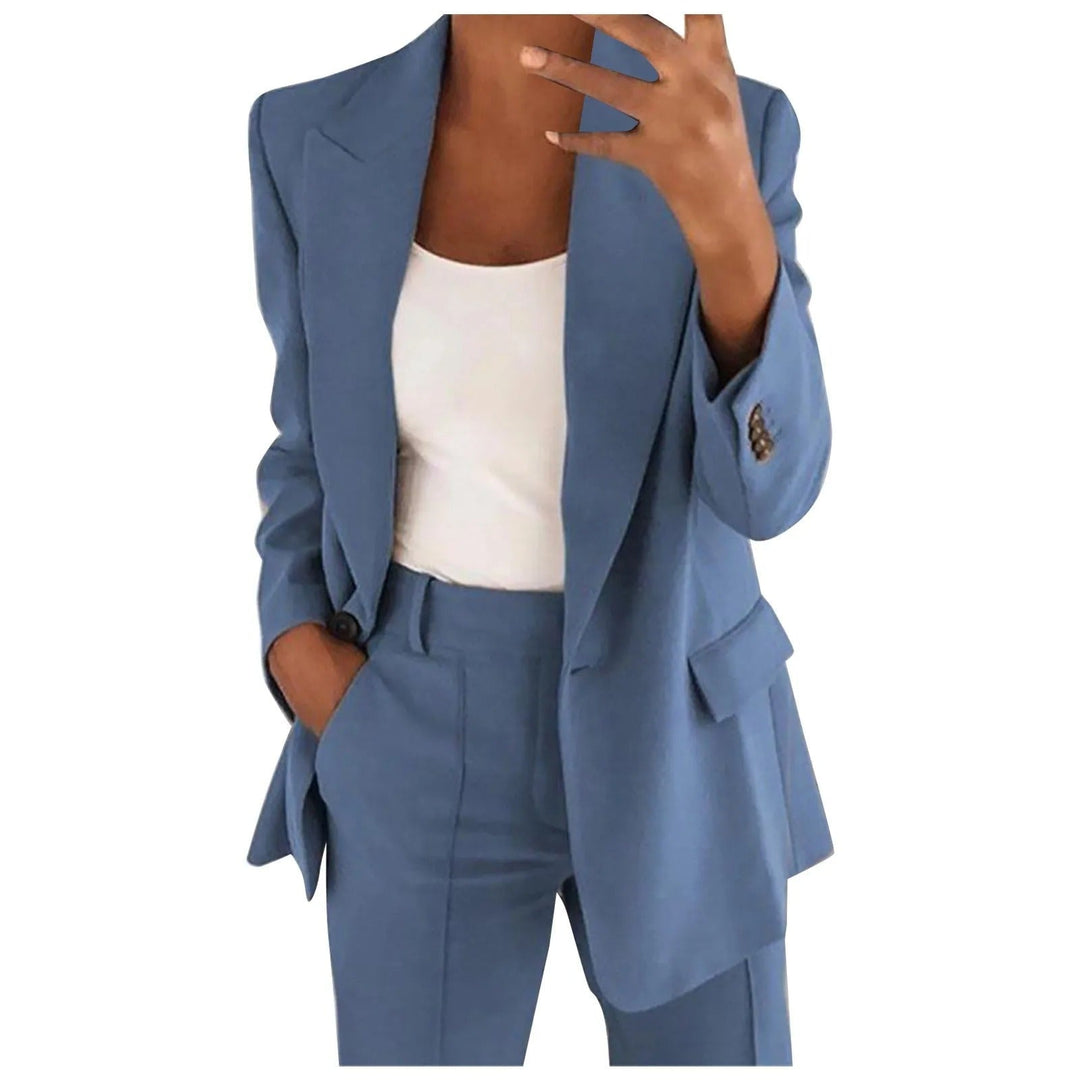 Elegante, einfarbige Damen Anzughose aus dem Business Anzug Set, vielseitig für Büro & schicke Freizeit.
