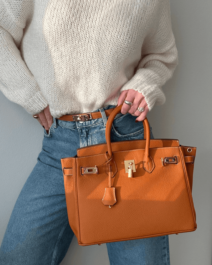Vielseitige Damentasche: stilvolle Handtasche für Büro, Reisen & Alltag. Inklusive praktischem Organizer.