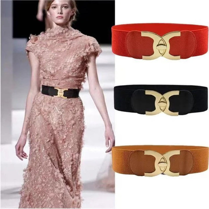 Breiter Pariser Chic Damengürtel; elegantes Mode-Accessoire für die Taille, perfekt für jeden Look.