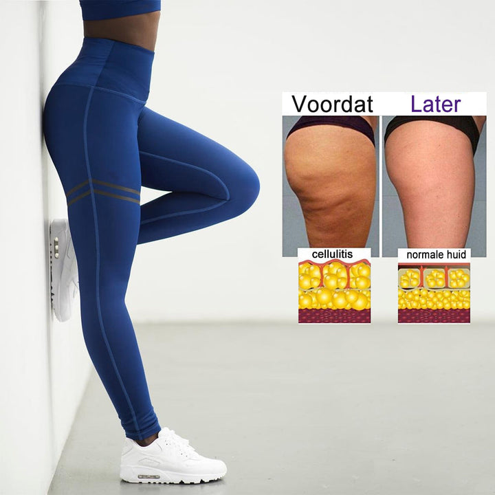 Modische Damen Athleisure Leggings für Frühling. Shaping-Effekt & Anti-Cellulite Funktion, bequem.