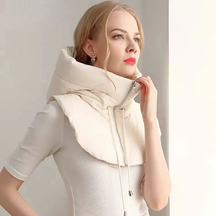 Damen Winteraccessoire: Kapuzen-Schal, ultraleicht, weich und sehr warm. Perfekt für Herbst/Winter.