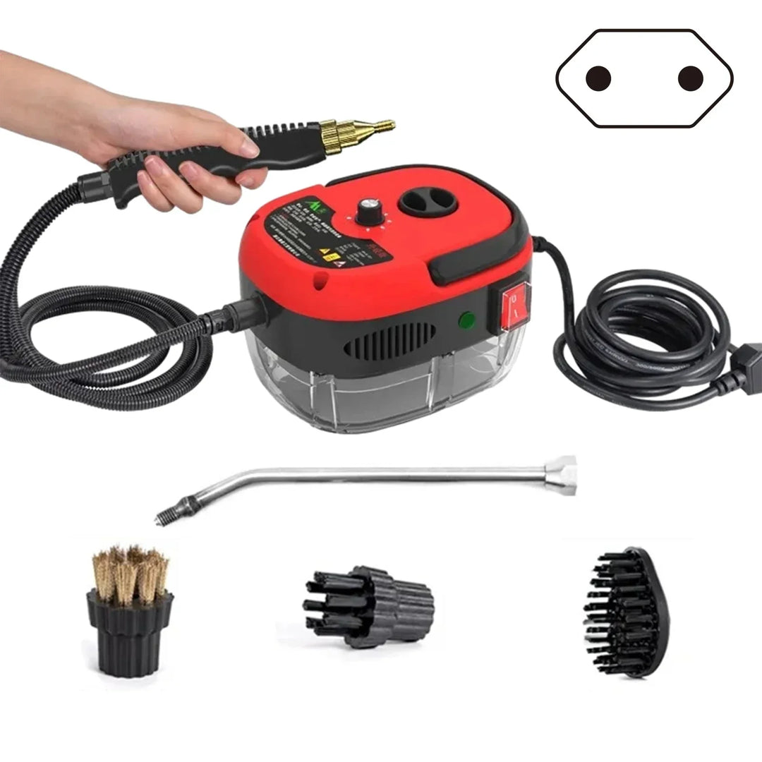 Dieser 2500W Hochdruck-Dampfreiniger reinigt Möbel, Fliesen und Küchengeräte gründlich & hygienisch.