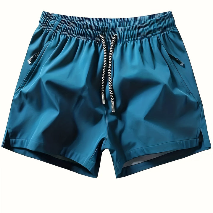 Herren Sporthose mit elastischem Bund & Seitentaschen. Komfortabel für Training & Freizeit.