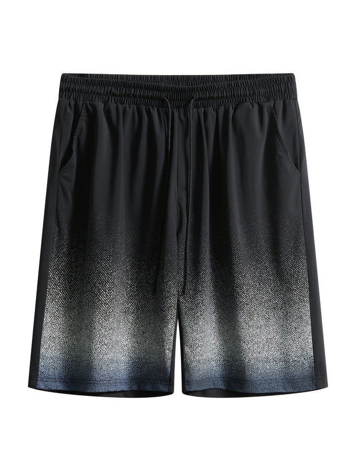 Stylische Herren Badeshorts mit Ombre-Design, perfekt für sonnige Tage am Strand und Pool.