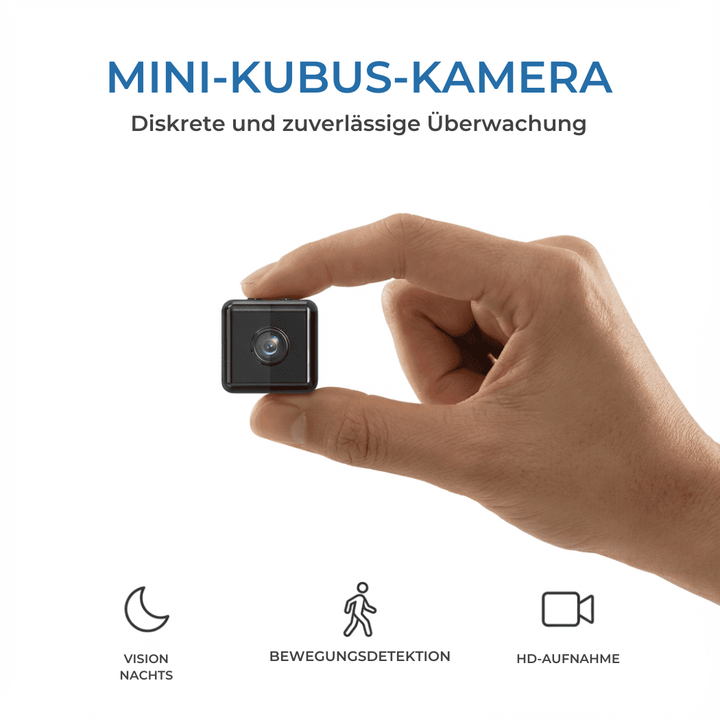 Unsichtbare WLAN-Sicherheitskamera mit Full HD 1080P Auflösung für diskrete Raumüberwachung.