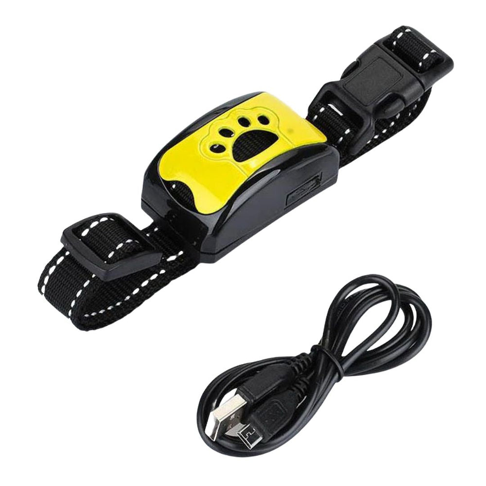 Komfortables Hund Anti-Bell Halsband aus Nylon am Hund, ideal für tierfreundliches Hundetraining und Ruhe.